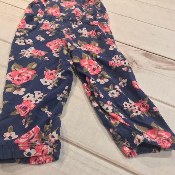 8/$25 Carter’s Navy Flower Ruffle Romper 2T - Picture 12 of 16
